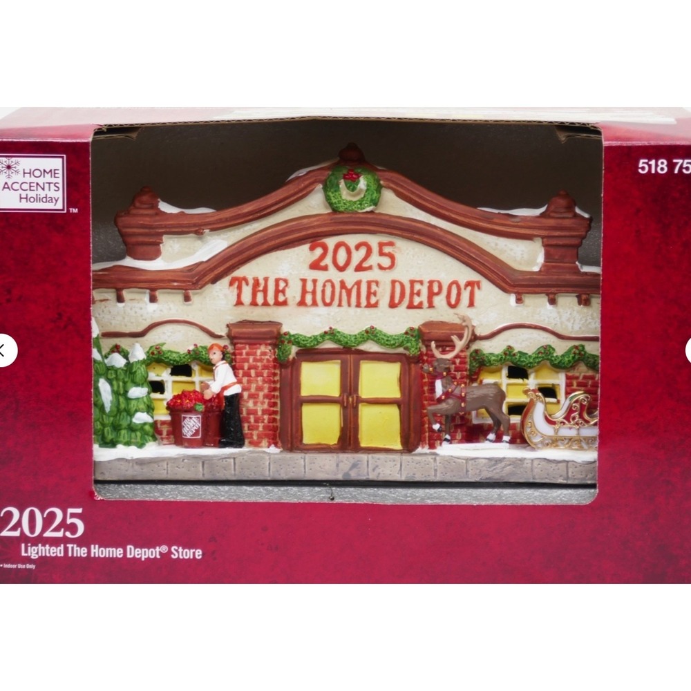2025 Home Depot Christmas Village House Lighted Accents Home Accents Holiday